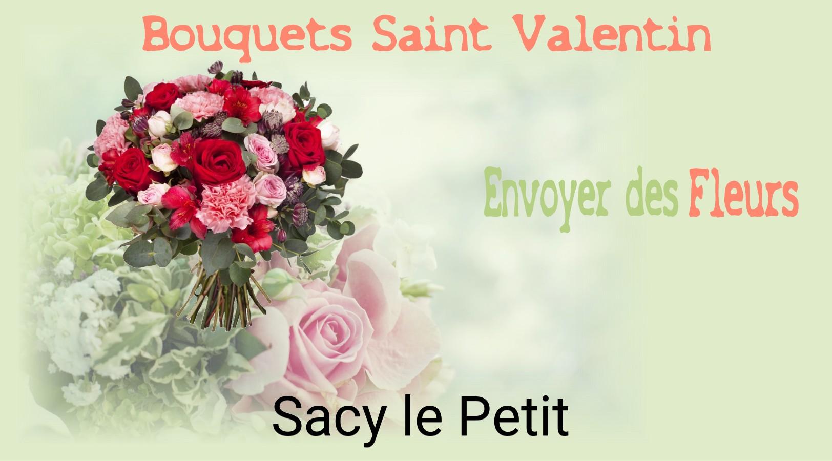 Roses de Saint-Valentin livrées à Sacy-le-Petit
